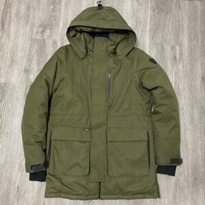 Nobis Jacket Mens XL Green Martin Parka Down Filled Hooded Winter Canada Goose